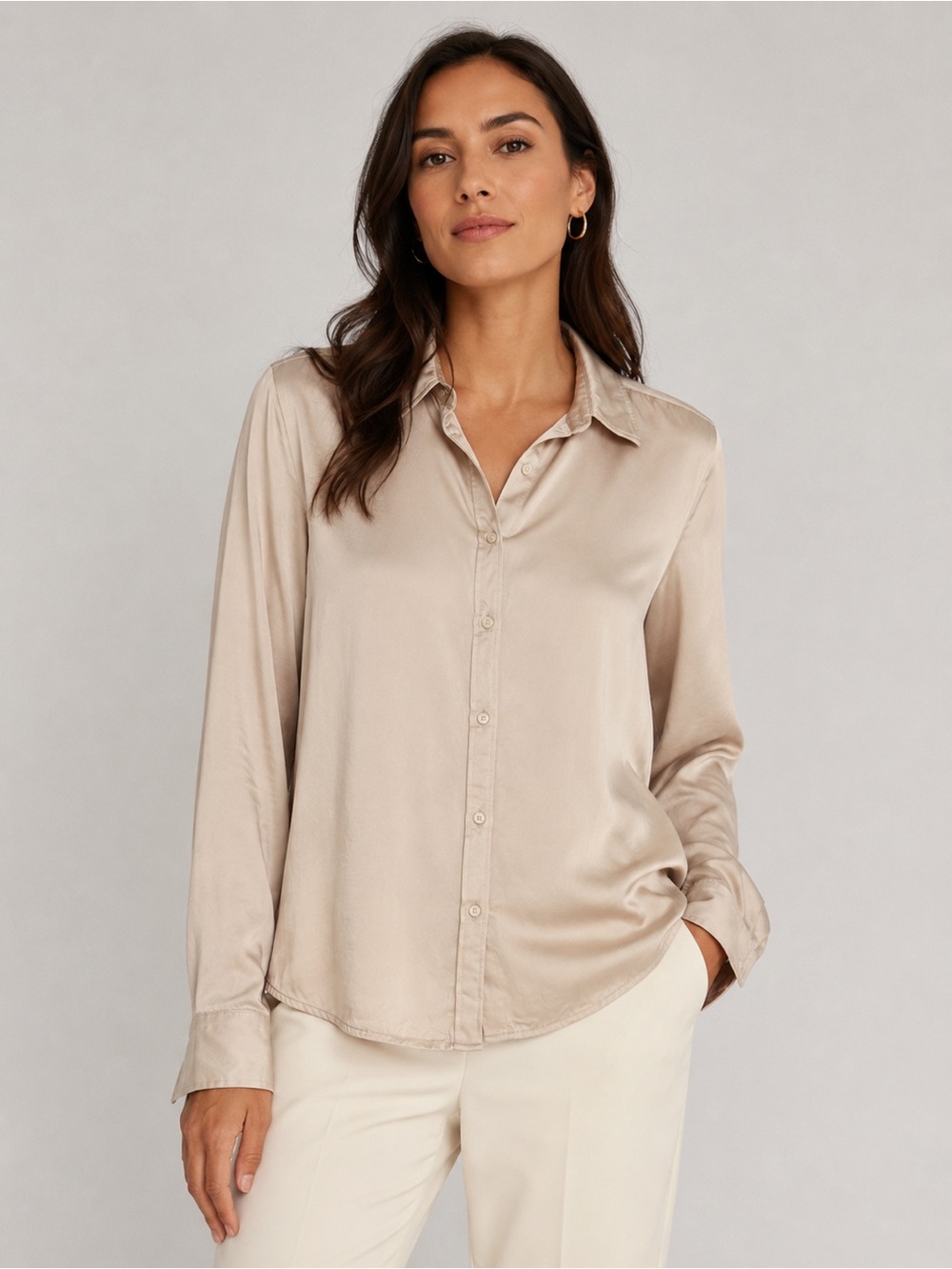 Lauren Ralph Lauren 100% Viscose Blouse | Size Large Petite